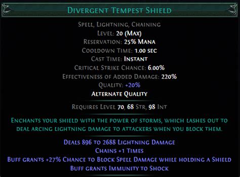 tempest shield buff grants.